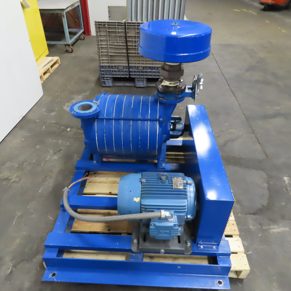 National Turbine 10HP Multistage Centrifugal Blower 460V 3PH 3500RPM W/Silencer