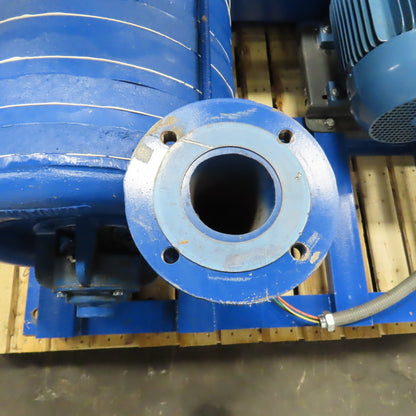 National Turbine 10HP Multistage Centrifugal Blower 460V 3PH 3500RPM W/Silencer