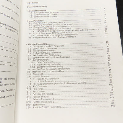 Mitsubishi Meldas 600M Series Parameter Manual