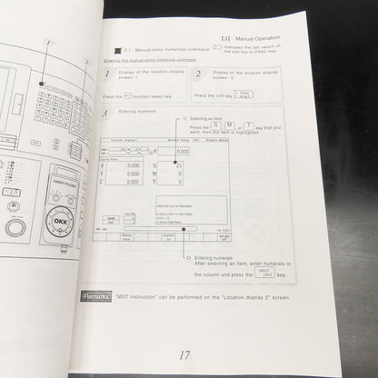 OKK Neomatic 600 Series OPER-N600sr-V Vertical Machining Center Operation Manual