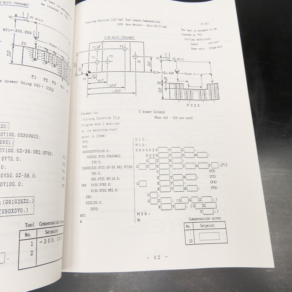 OKK Neomatic 600 Series CNC Machining Center Programming Fanuc Format Manual