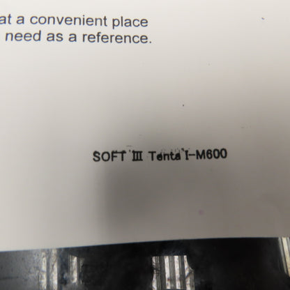 OKK Soft Scale III Tenta I-M600 OPC Backlash Compensation Instruction Manual