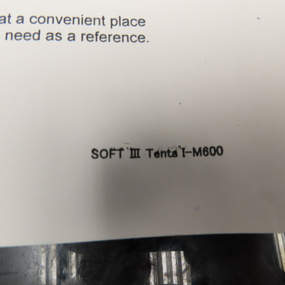 OKK Soft Scale III Tenta I-M600 OPC Backlash Compensation Instruction Manual
