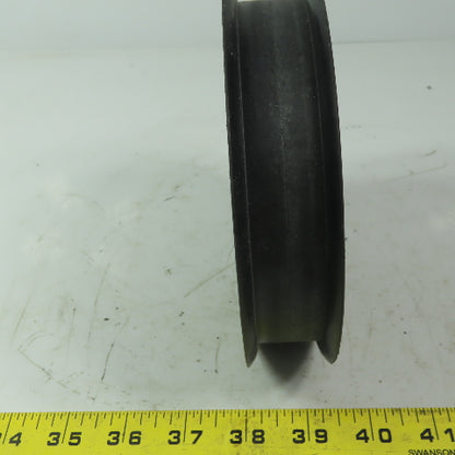 Flat Idler Conveyor Belt Pulley 6-1/4" OD 1" Wide 12mm Bearing Bore