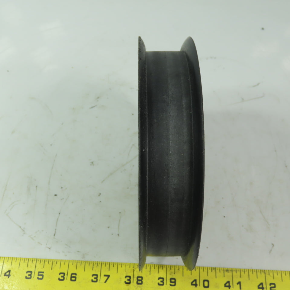 Flat Idler Conveyor Belt Pulley 6-1/4" OD 1" Wide 12mm Bearing Bore