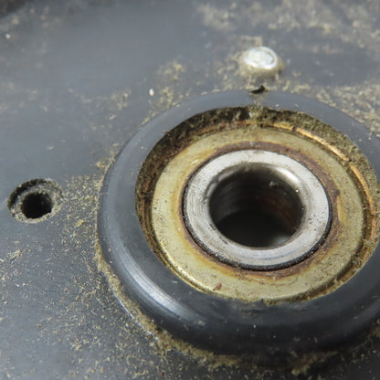 Flat Idler Conveyor Belt Pulley 6-1/4" OD 1" Wide 12mm Bearing Bore