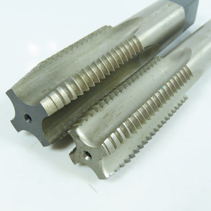 1"-8 & 1-1/4"-7 NC Straight Thread Plug Tap 4 Flute GH4 Lot of 2