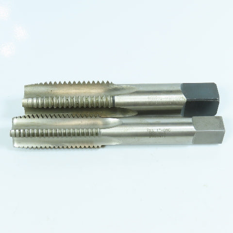 1"-8 & 1-1/4"-7 NC Straight Thread Plug Tap 4 Flute GH4 Lot of 2