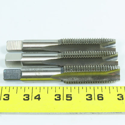M16 x 2.0 Straight Thread Plug Tap 3 Flute Lot of 3