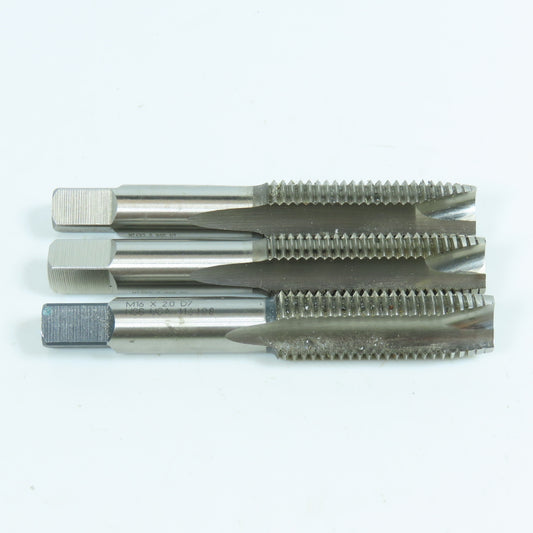 M16 x 2.0 Straight Thread Plug Tap 3 Flute Lot of 3