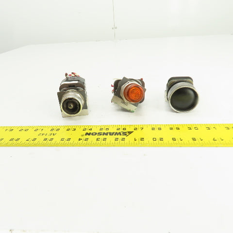 Allen Bradley 800TPT16A Momentary Contact Switches 600V Lot/3