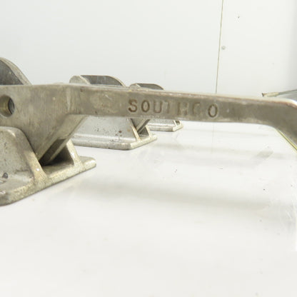 Southco Steel Latch Handle & Strike 4-Bolt Lot Of 3