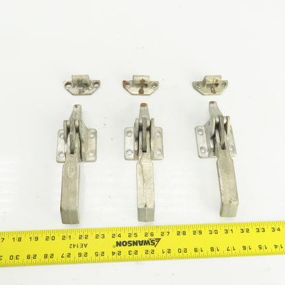 Southco Steel Latch Handle & Strike 4-Bolt Lot Of 3