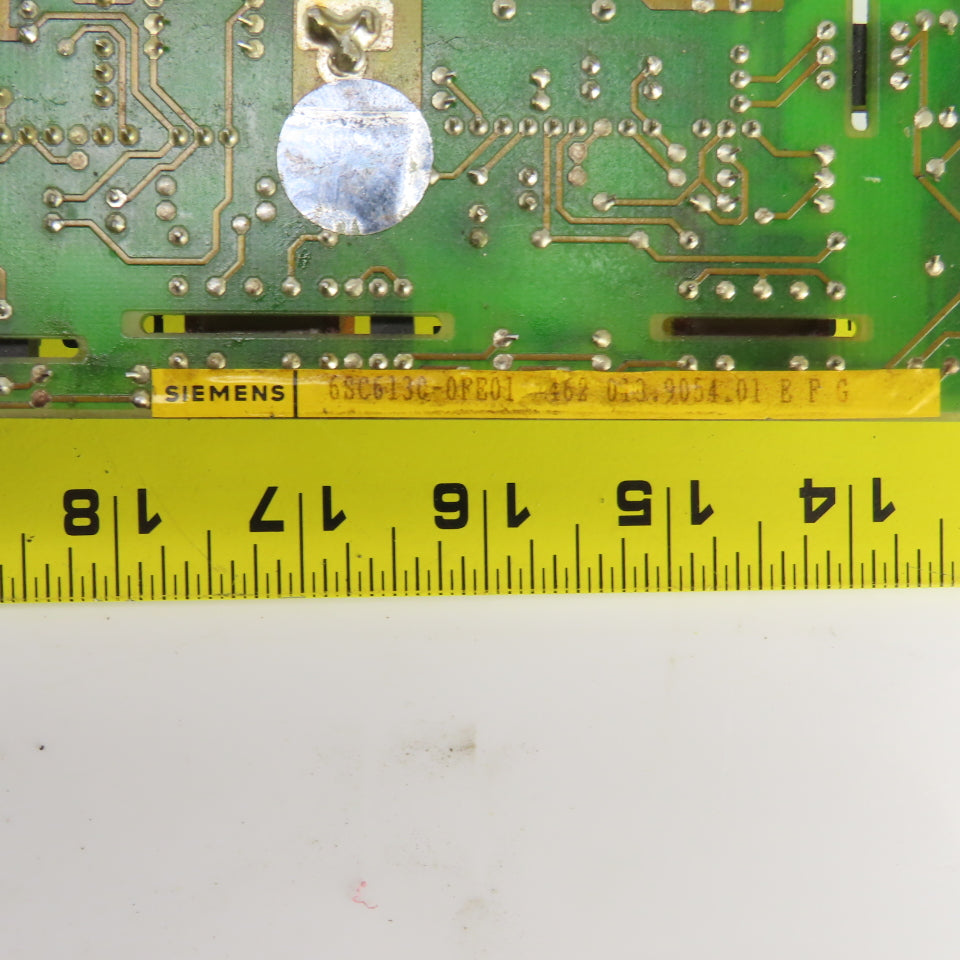 Siemens 6SC6130-0FE01 462 013.9054.01 E FG Simodrive 610 Single Axis Power Board