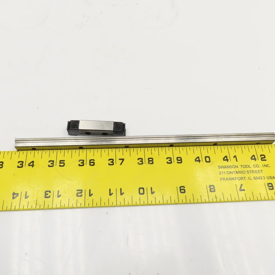 THK HR1123 8mm Profile Linear V0Guide Rail With Bearing 9" OAL