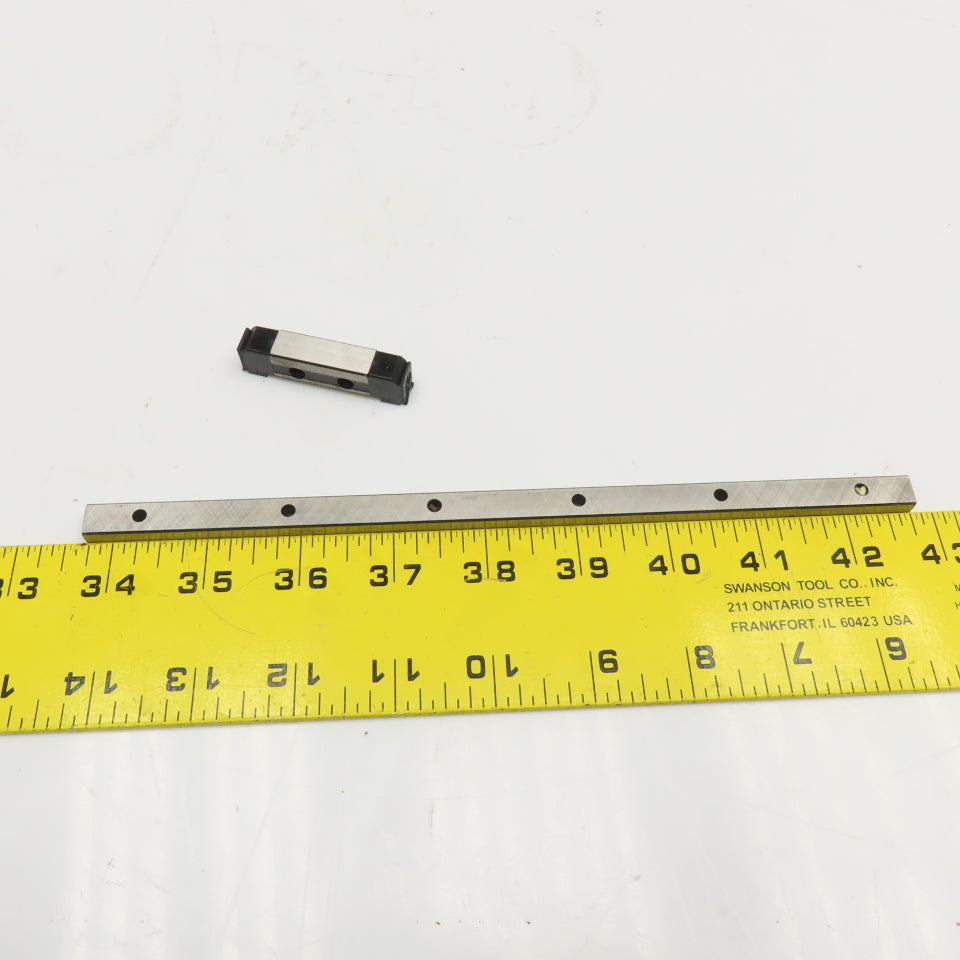 THK HR1123 8mm Profile Linear V0Guide Rail With Bearing 9" OAL