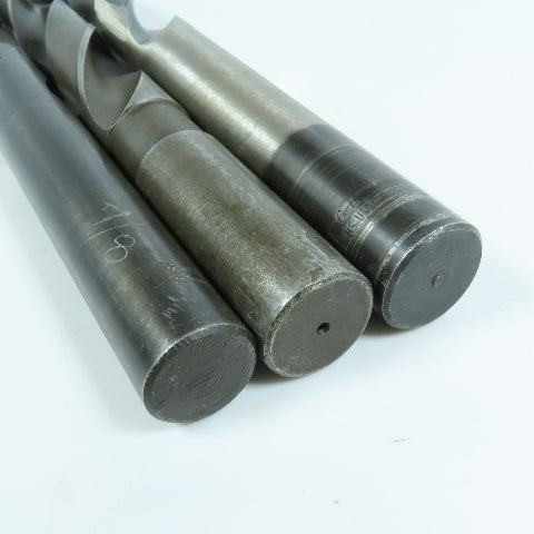 Misc. 1", 31/32",7/8" High Speed Steel Twist Drill Bit Lot of 3