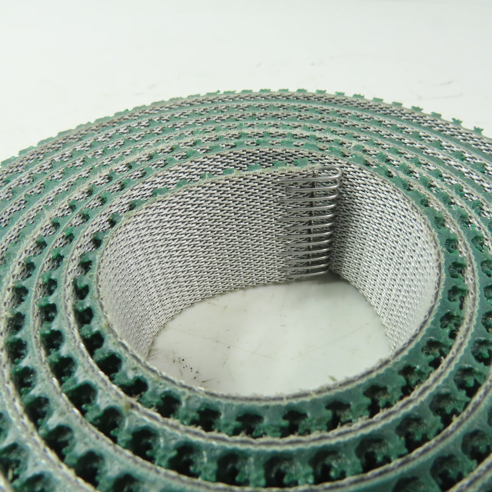 1-1/2" Wide  x 91" Long Rough Surface Conveyor Belt 2 Ply W/Lacings