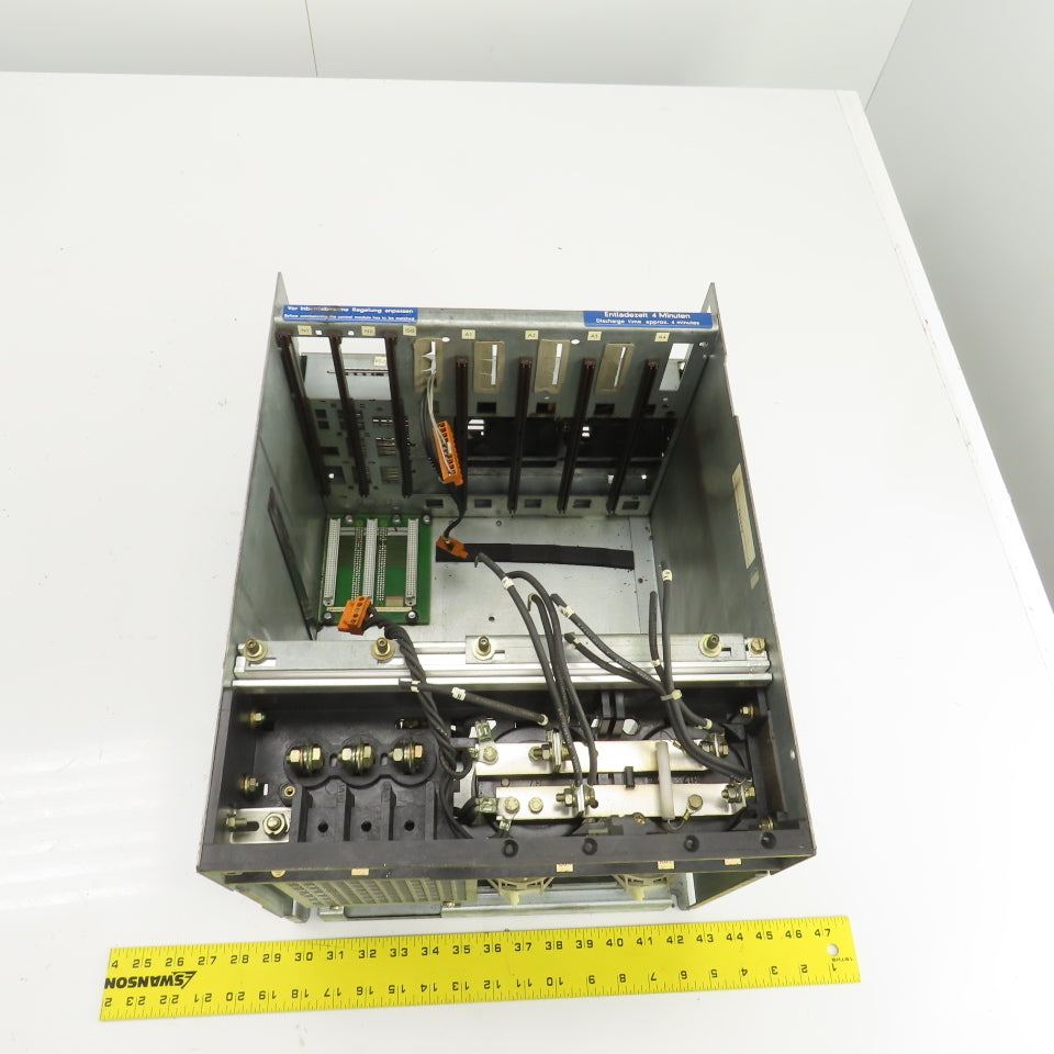 Siemens 6SC 6101-3A-Z 6SC61013A Simodrive 7-Slot Rack Chassis
