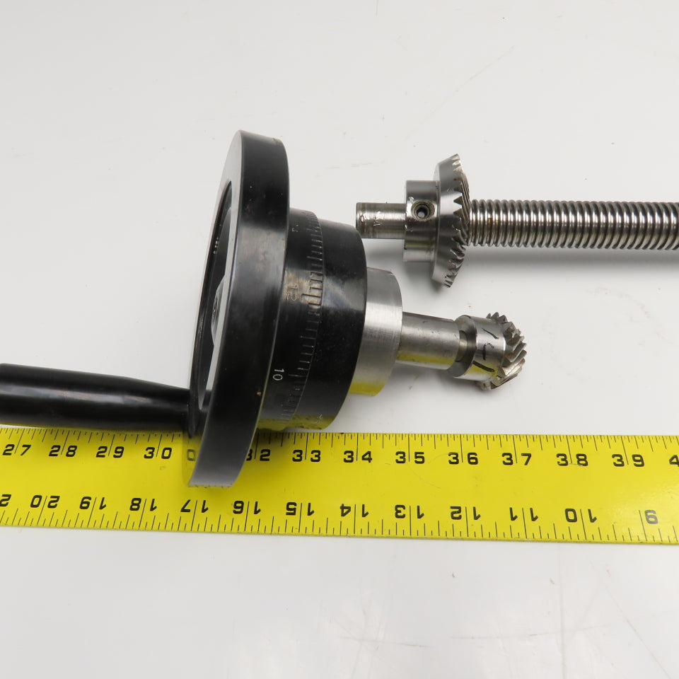 EDM Solutions Cruzader Precision Ball Screw Machine Crank Pinion Gear Assembly