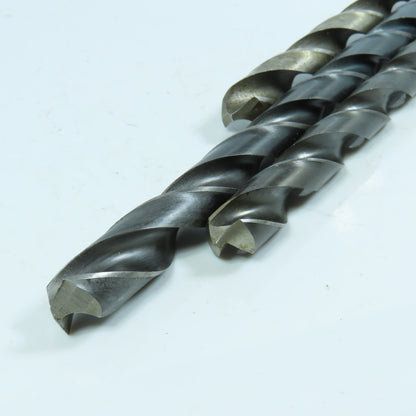 Misc. 21/32", 23/32", 3/4" High Speed Steel Twist Drill Bit Lot of 3