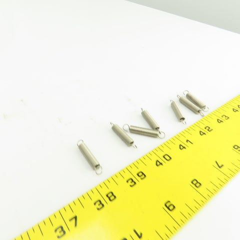 Misumi AUS 6-35 Stainless Steel Tension Spring 6mm OD 35mm L Lot Of 7