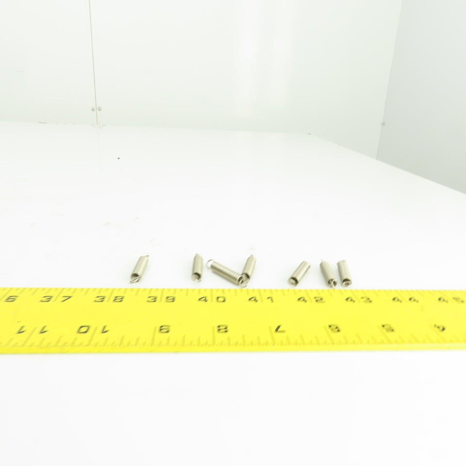 Misumi AUS 6-35 Stainless Steel Tension Spring 6mm OD 35mm L Lot Of 7