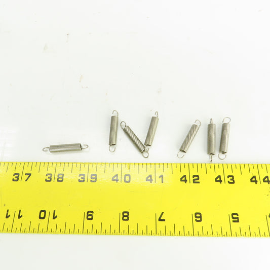 Misumi AUS 6-35 Stainless Steel Tension Spring 6mm OD 35mm L Lot Of 7