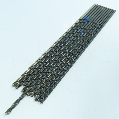 Misc. 11/64", 13/64", 7/32", 15/64", 1/4", 17/64" HSS Twist Drill Bit Lot of 11