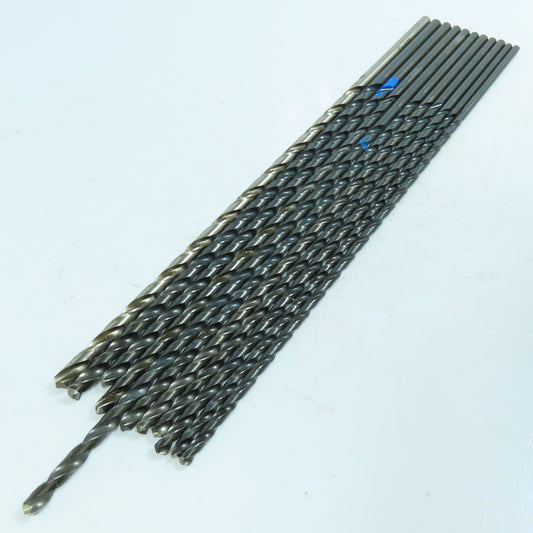 Misc. 11/64", 13/64", 7/32", 15/64", 1/4", 17/64" HSS Twist Drill Bit Lot of 11