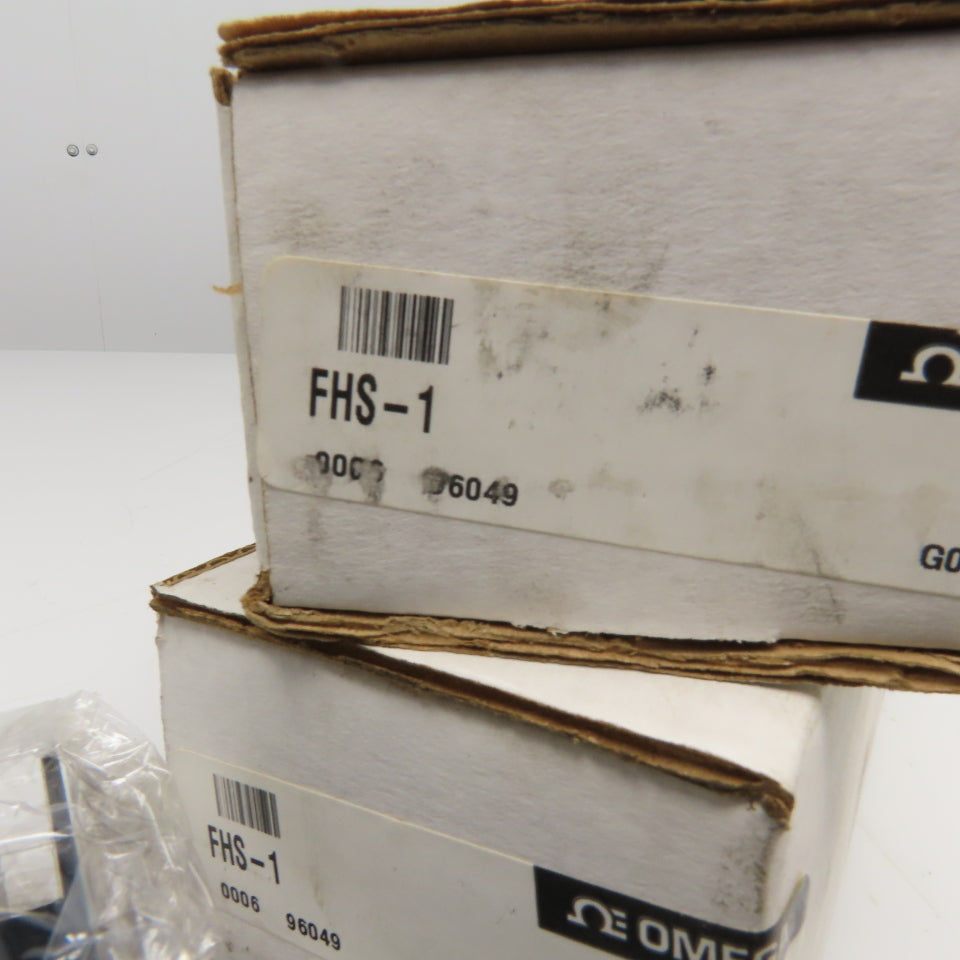 Omega FHS-1 4" x 3" x 2" Finned Aluminum Heat Sink Lot Of 2