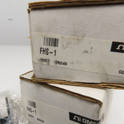Omega FHS-1 4" x 3" x 2" Finned Aluminum Heat Sink Lot Of 2