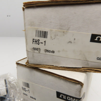 Omega FHS-1 4" x 3" x 2" Finned Aluminum Heat Sink Lot Of 2