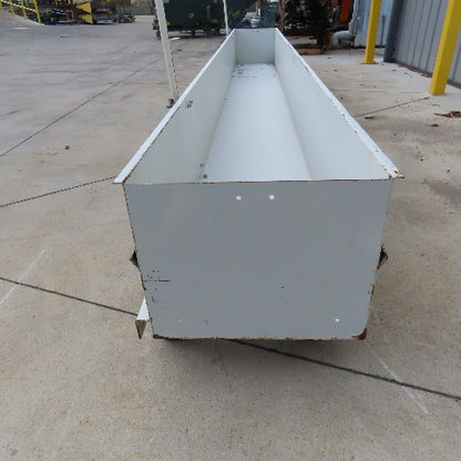 180 L x 18-3/4 W x 15-1/2 " D Slug Scrap Chip Catchment Tray Pan W/Casters