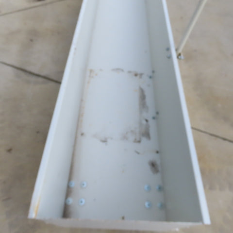 180 L x 18-3/4 W x 15-1/2 " D Slug Scrap Chip Catchment Tray Pan W/Casters