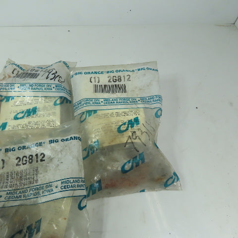 CM Columbus McKinnon 2G812 Big Orange 3/8 Wire Rope Clip Lot of 9