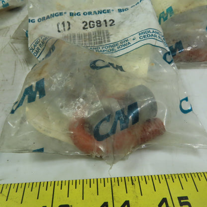 CM Columbus McKinnon 2G812 Big Orange 3/8 Wire Rope Clip Lot of 9