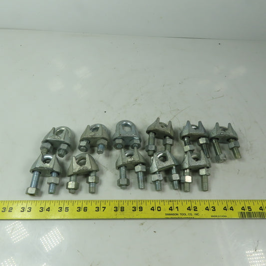 1/2 Wire Rope Clip/Clamp Lot of 11