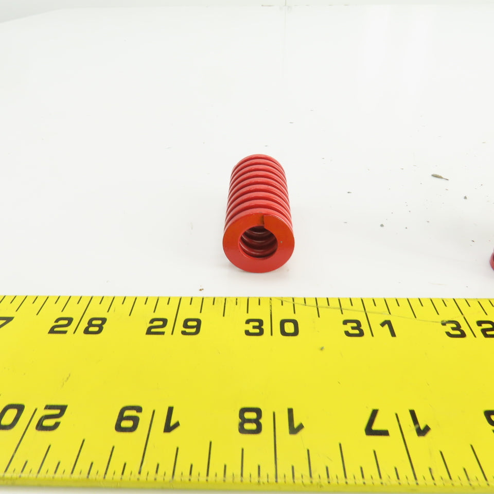 Misumi SWM22-45 22mm x 45mm L Red Coil Spring Lot Of 9