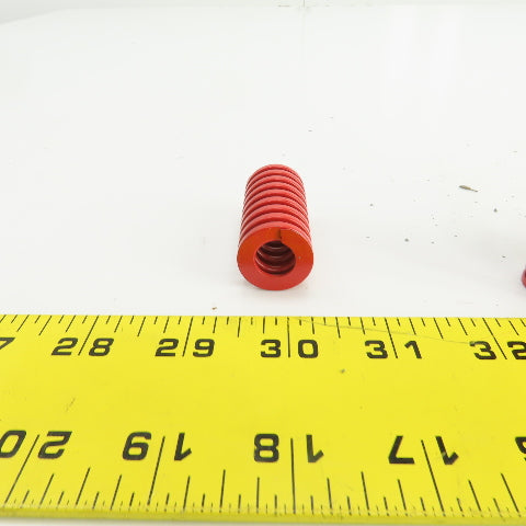 Misumi SWM22-45 22mm x 45mm L Red Coil Spring Lot Of 9