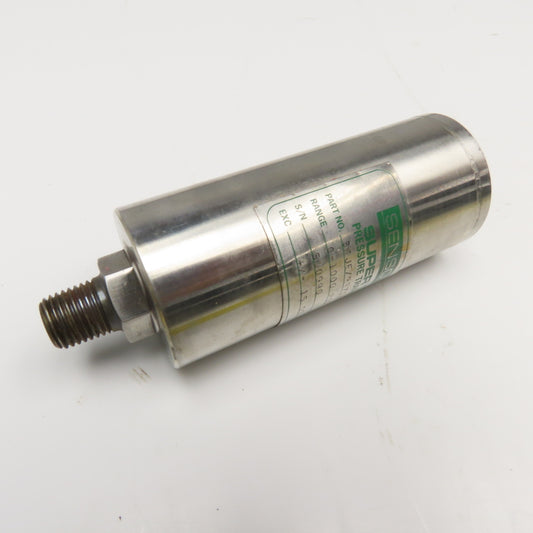 Sensotec STJE/9878-01-01 Super TJE Pressure Transducer 0-1000PSI +/-15 Or 28VDC
