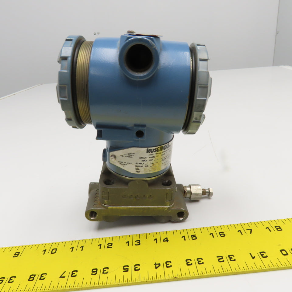 Rosemount CD2M22A1A Flow Meter 3626PSI 0-250" H2O 1/4" NPT 6-12VDC