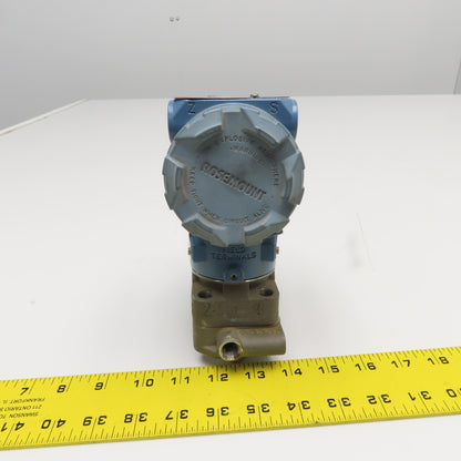 Rosemount CD2M22A1A Flow Meter 3626PSI 0-250" H2O 1/4" NPT 6-12VDC