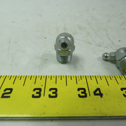 1/4" NPT 45° Grease Fitting Zerk Grease Nipple Lot Of 10