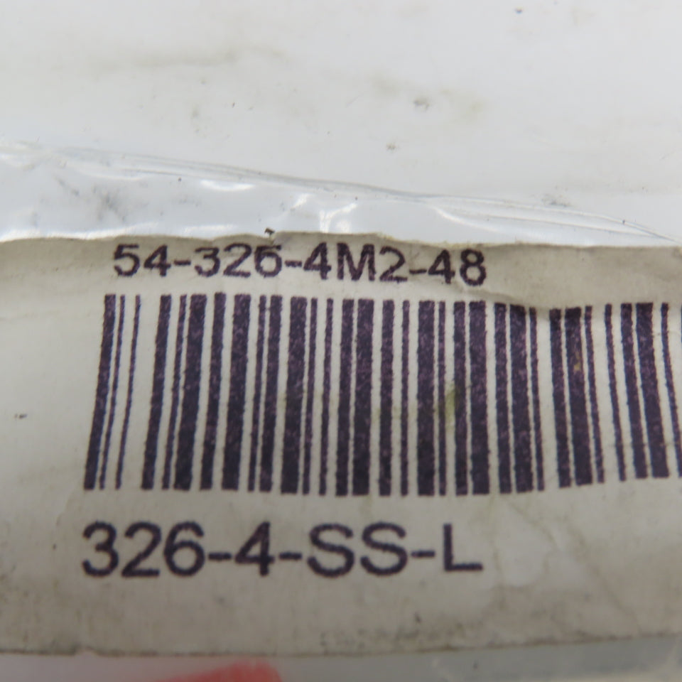 Parker 54 Series 1/4" NPT x 1/2" NPT Female Stainless Steel Gas Inlet Connector