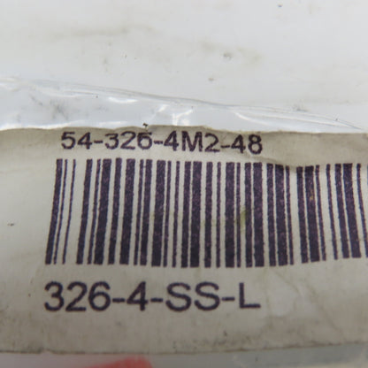 Parker 54 Series 1/4" NPT x 1/2" NPT Female Stainless Steel Gas Inlet Connector