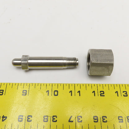 Parker 54 Series 1/4" NPT x 1/2" NPT Female Stainless Steel Gas Inlet Connector