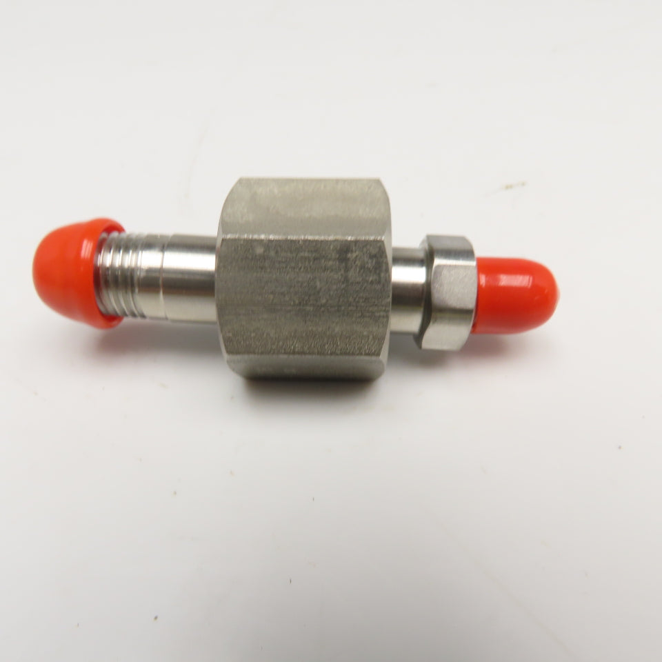 Parker 54 Series 1/4" NPT x 1/2" NPT Female Stainless Steel Gas Inlet Connector