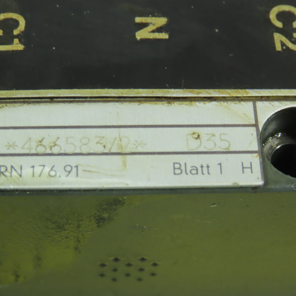 Rexroth 4WMM6J52/F 466583/2 Hydraulic Manual Control Distribution Valve 3 Pos.