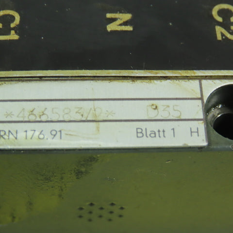 Rexroth 4WMM6J52/F 466583/2 Hydraulic Manual Control Distribution Valve 3 Pos.